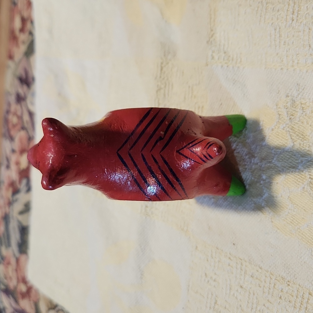 Victor Bonomo vintage wooden feel animal themed napkin ring tropical look - Picture 4 of 8
